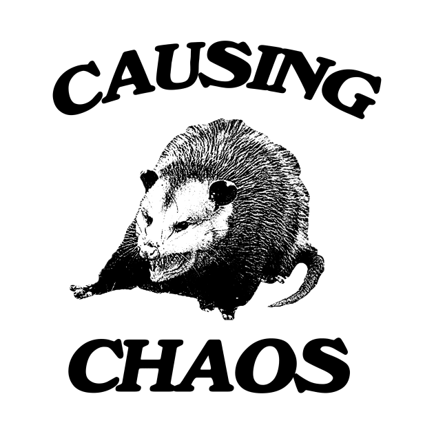 Opossum causing chaos shirt, Funny Possum Meme by CamavIngora