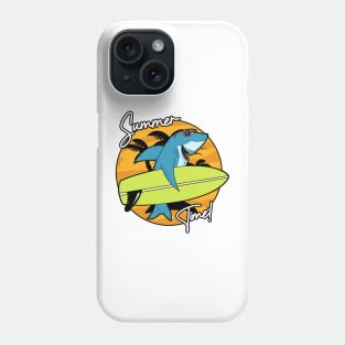 Summer Time! - Surfer Shark - Not Hamlet Design Phone Case