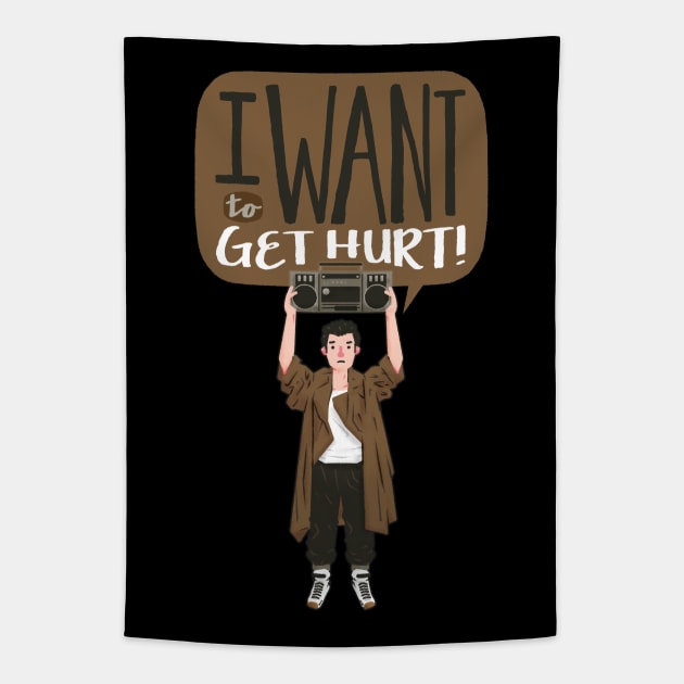 I want to get hurt! Tapestry by LuisD