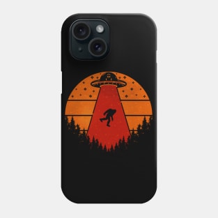 Bigfoot Ufo Abduction Phone Case