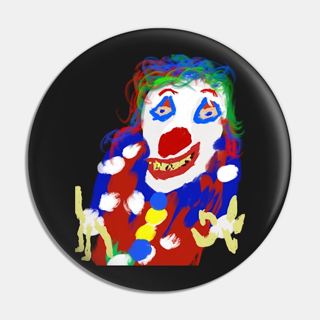 Clown Pin by Joelartdesigns