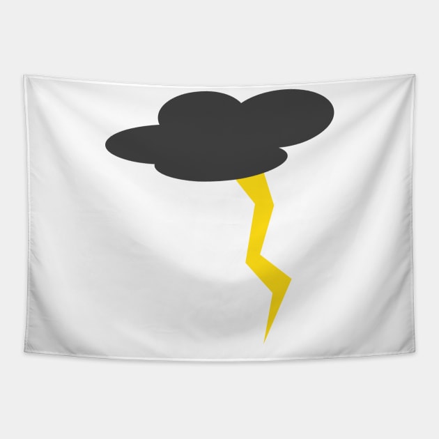 Thundercloud Lightning Tapestry by skauff