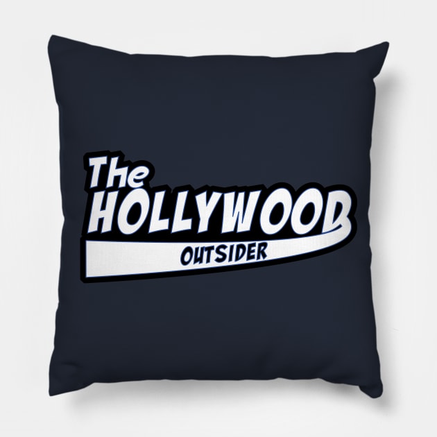 The Hollywood Outsider Baseball Logo Pillow by TheHollywoodOutsider