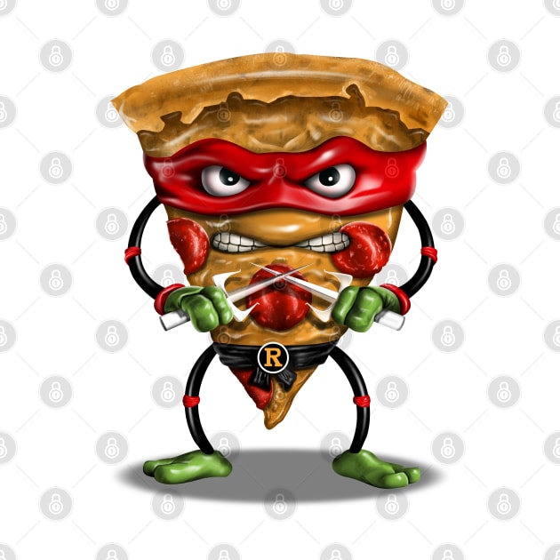 Ninja Pizza by Vincent Trinidad Art