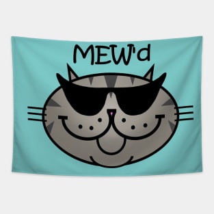 MEW'd - Cool Grey Tabby Tapestry