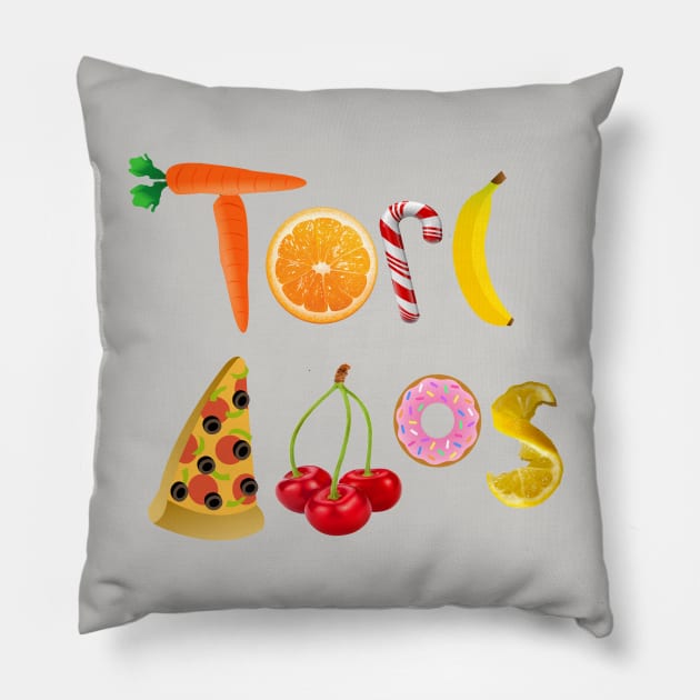 FOODGASM Pillow by SortaFairytale