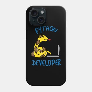 Python program developer pun Phone Case