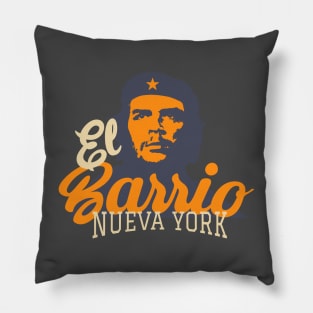 New York El Barrio  -  Spanish Harlem  - El Barrio  NYC Che Guevara Pillow