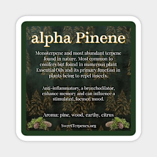 alpha Pinene info Magnet