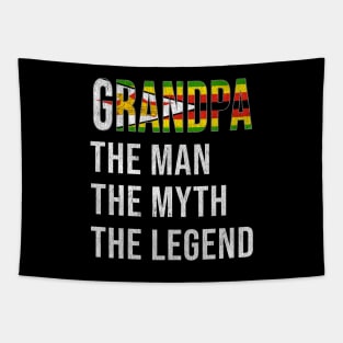 Grand Father Zimbabwean Grandpa The Man The Myth The Legend - Gift for Zimbabwean Dad With Roots From  Zimbabwe Tapestry