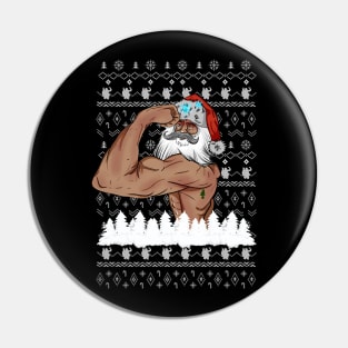 Merry Liftmas Christmas Xmas Fitmas Fitness Santa Holiday 2 Pin