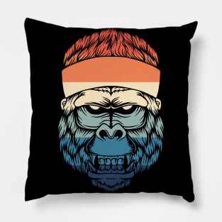 Vintage Bandana Gorilla Pillow