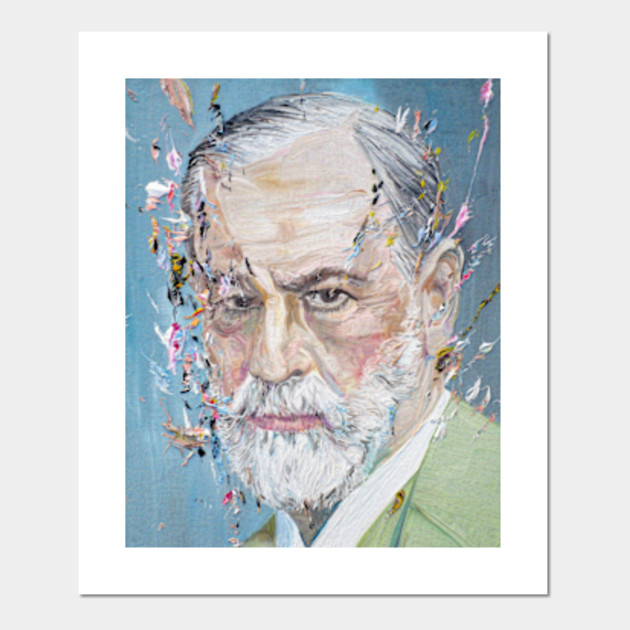 Sigmund Freud Oil Portrait Freud Posters And Art Prints