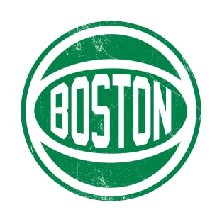 Boston Retro Ball - White T-Shirt