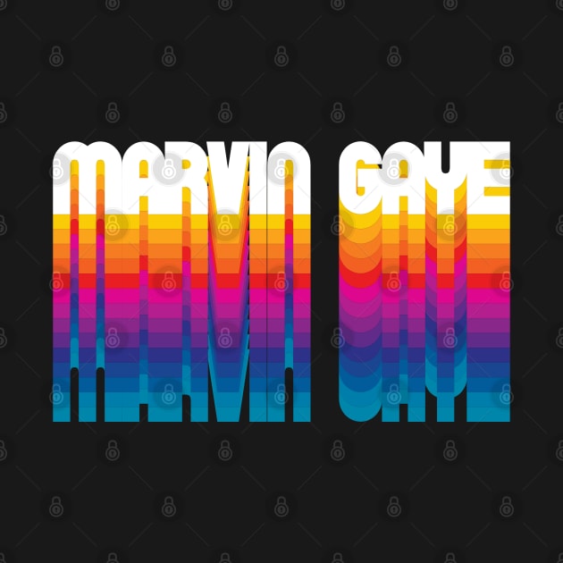 Retro Marvin Proud Name Personalized Gift Rainbow Style by Time Travel Style