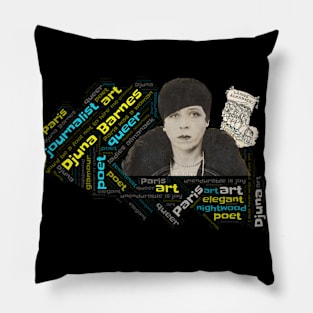 Djuna Barnes fashion lesbian feminist icon T-Shirt Pillow