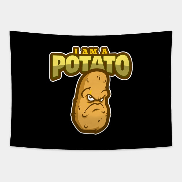 I Am a Potato Tapestry by poc98