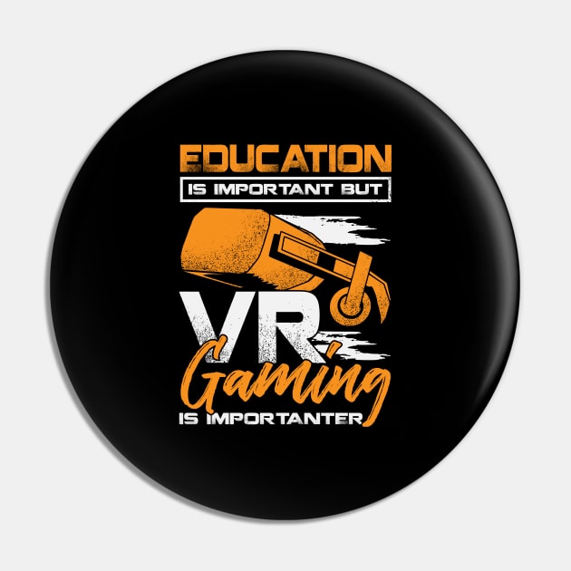 Funny VR Gaming Virtual Reality Gamer Gift Pin by Dolde08