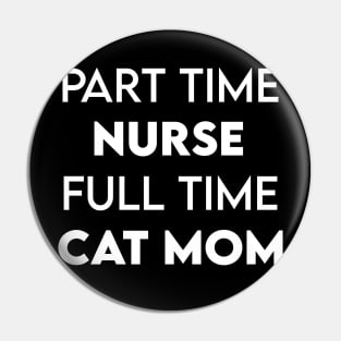 nurse cat Pin