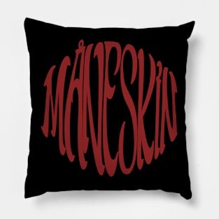 Maneskin red design Pillow