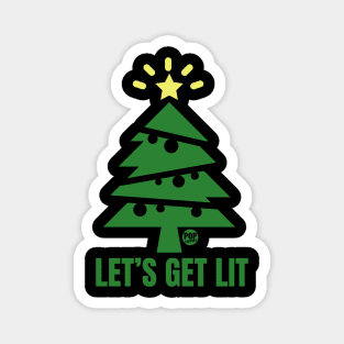 GET LIT TREE Magnet