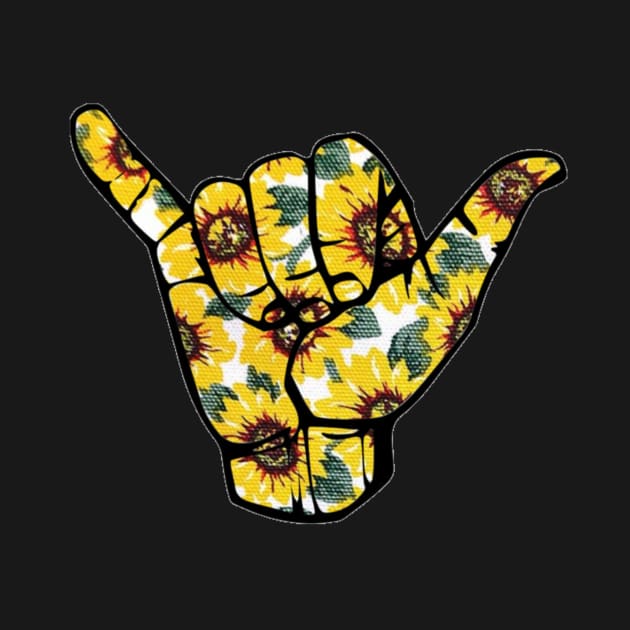 Sunflower Shaka Hand by lolsammy910