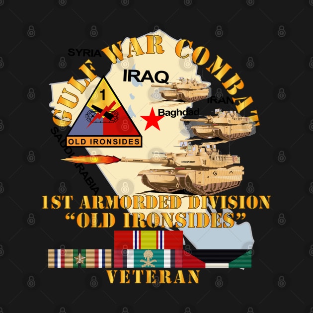 Gulf War Combat Armor Vet w 1st Armored Division by twix123844