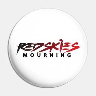 Red Skies Mourning Red Logo Pin