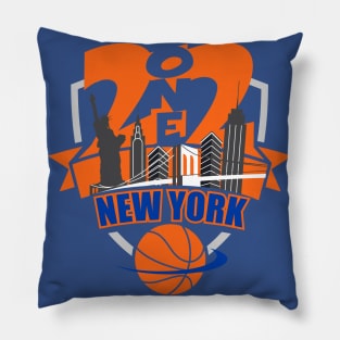 212 New York Basketball Pillow