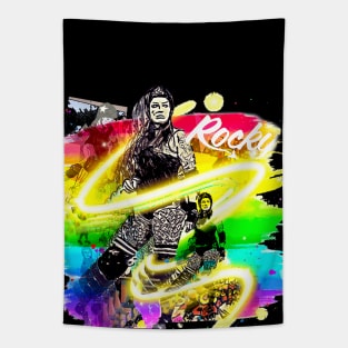 Rainbow Rocky Tapestry