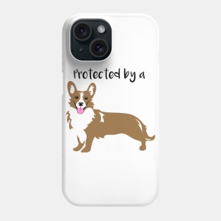 Protected by a Corgi Phone Case