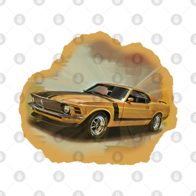 1970 Mustang Boss 302 by Wilcox PhotoArt