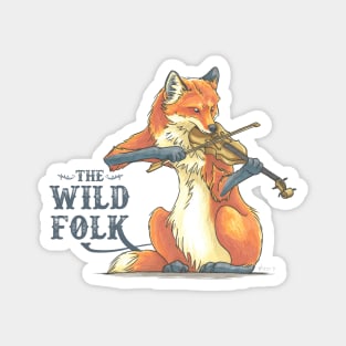 The Wild Folk - Fox on Fiddle Magnet