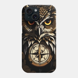 Eagle Owl Compass Phone Case