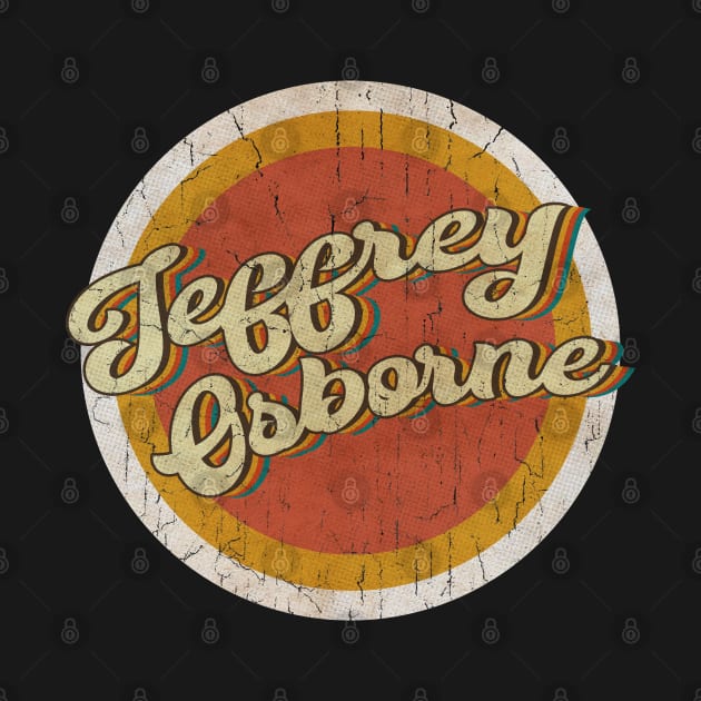 circle vintage Jeffrey Osborne by KewanAlasStore