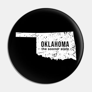 Oklahoma the Sooner State Pin