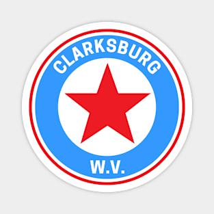 Vintage Clarksburg West Virginia Magnet