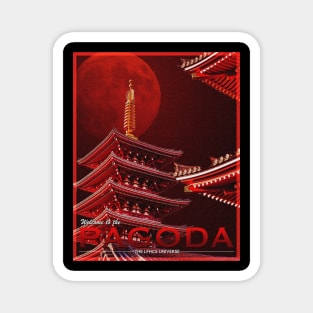 POSTCARD: PAGODA. Magnet