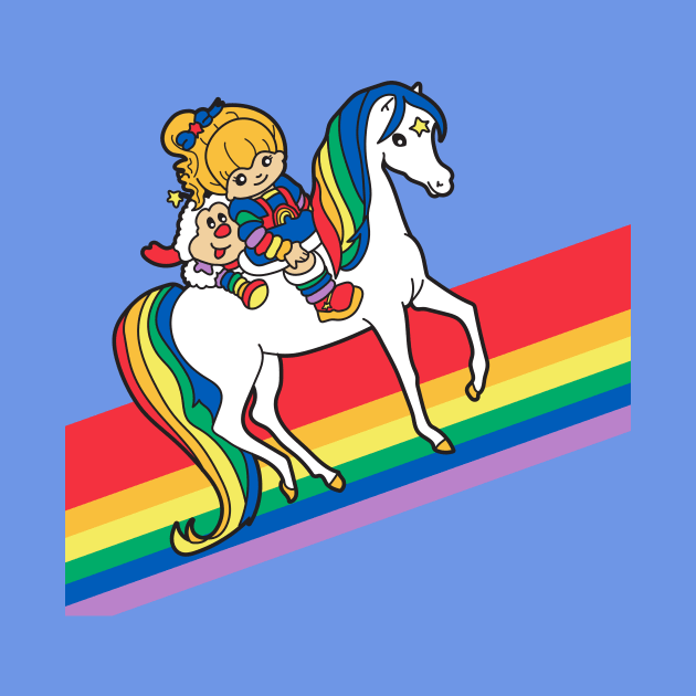 Rainbow Brite and Friends - Retro 80s Cartoon Design by Heremeow