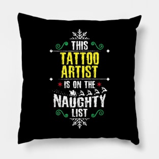 Tattoo Artist Naughty Pillow