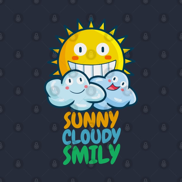 Sunny Cloudy Smily by Jocularity Art