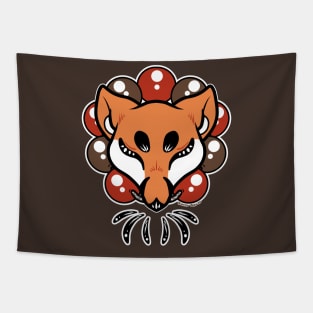 Red Kitsune Tapestry