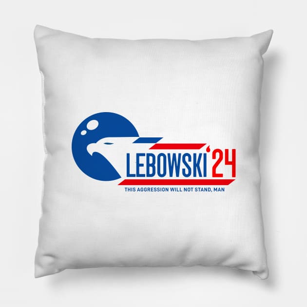 Lebowski 2024 For President Pillow by MIKOLTN