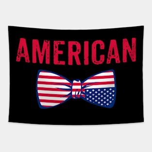 Independence Day Bow Tie Tapestry