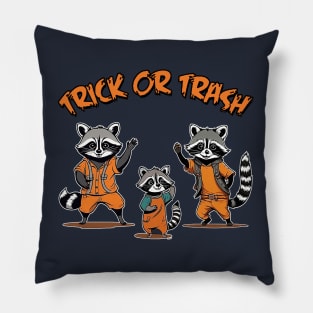 Trick or Trash Costume Pillow