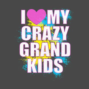 I Heart My Crazy Grandkids Grandmother Love product <3 T-Shirt