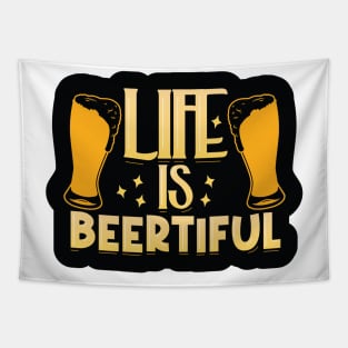 Life is Beertiful Tapestry