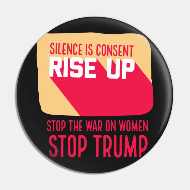 Silence is Consent Pin by kippygo