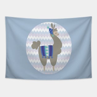 Winter Llama Tapestry