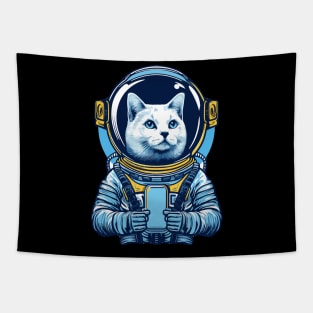 Astronaut cat Tapestry